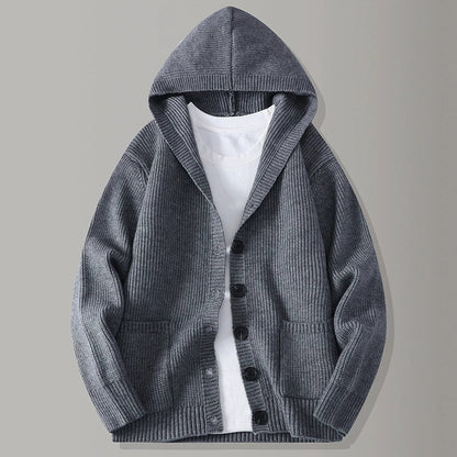 Harrison Hooded Knit Cardigan