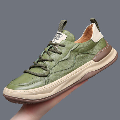 Kensington Leather Trainer