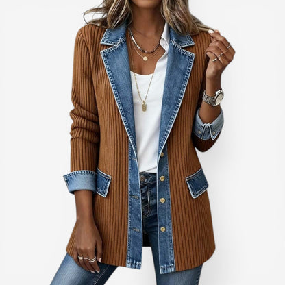 Sylvie | Indigo Summer Knit Jacket