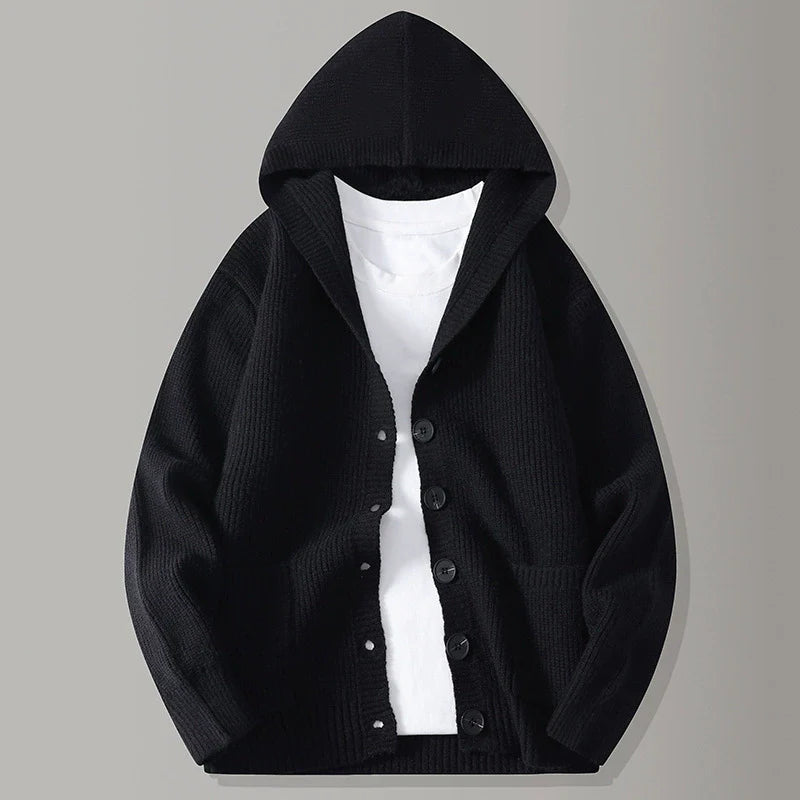 Harrison Hooded Knit Cardigan