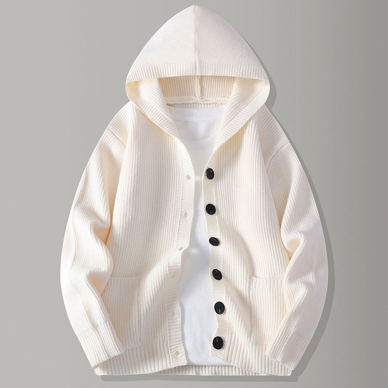 Harrison Hooded Knit Cardigan