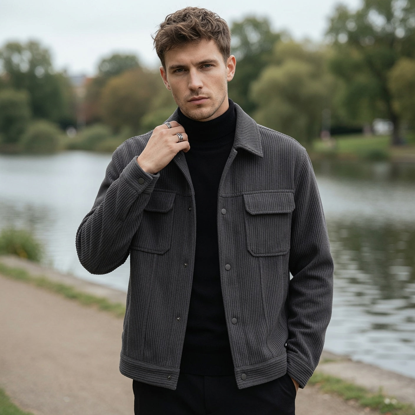 ROBERT Corduroy Fleece Jacket