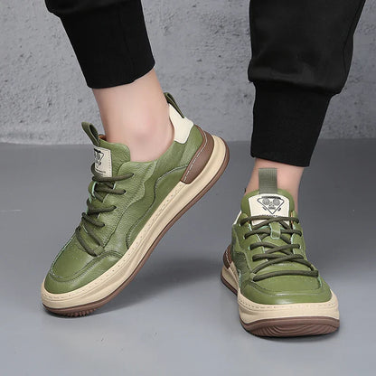 Kensington Leather Trainer
