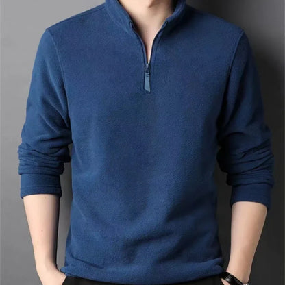 Fleece Quarter Zip Polo