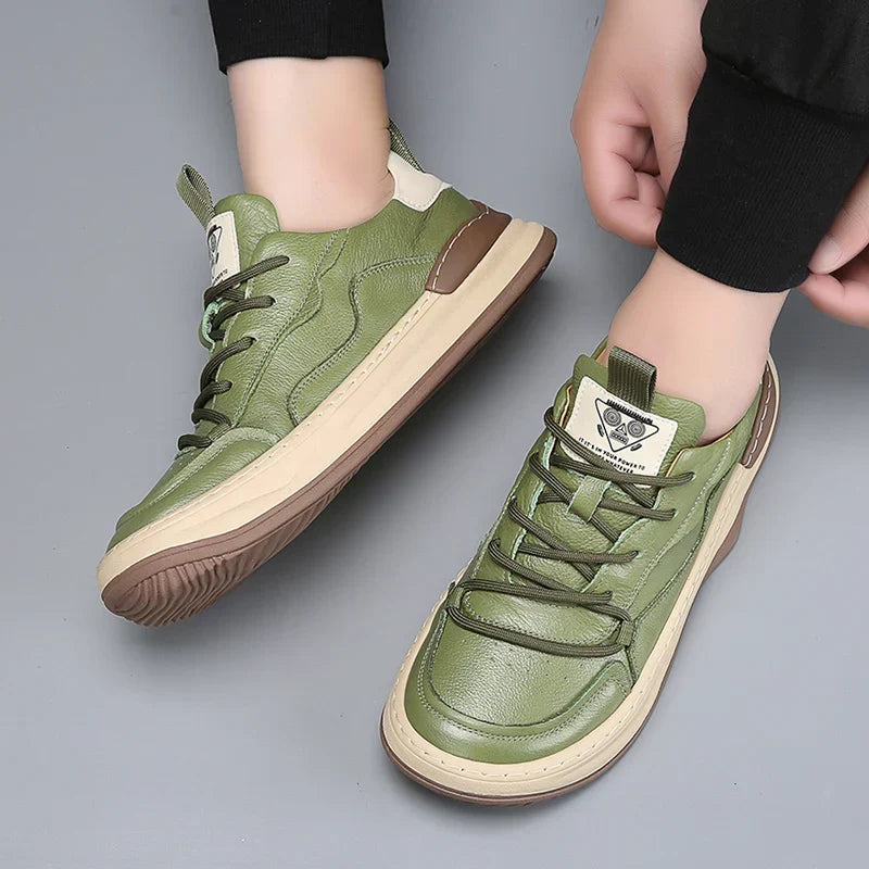 Kensington Leather Trainer