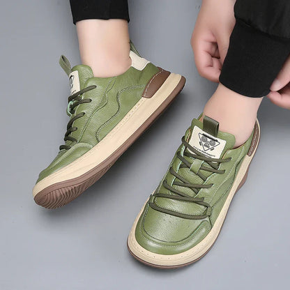 Kensington Leather Trainer