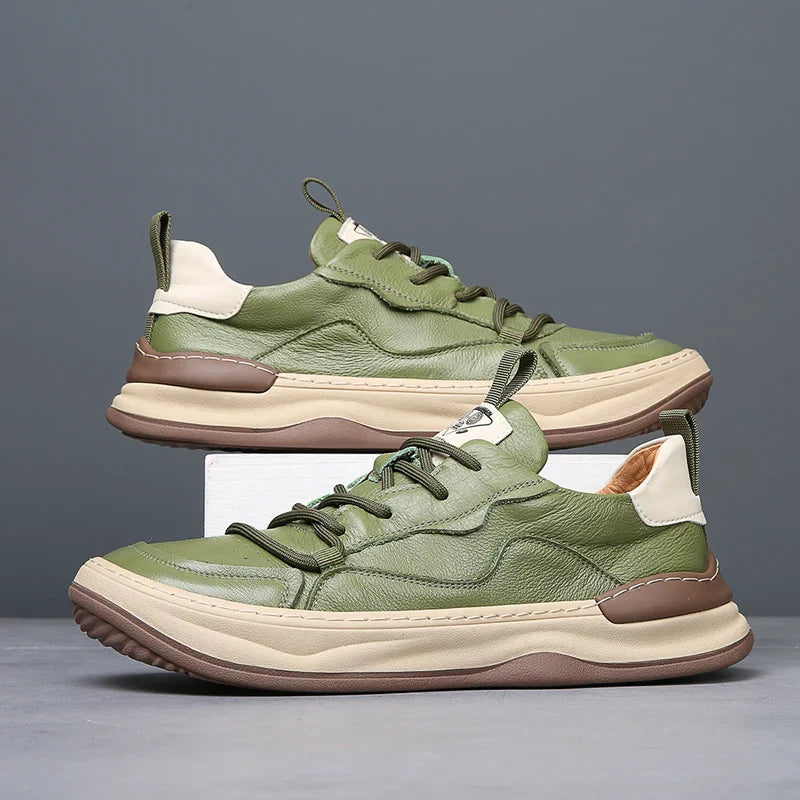 Kensington Leather Trainer