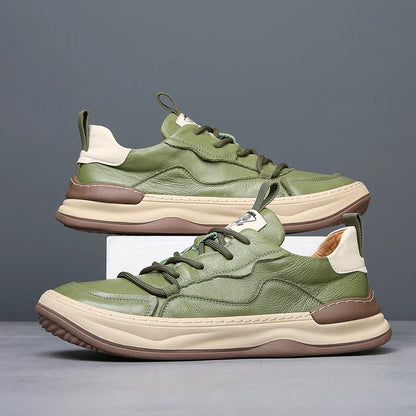 Kensington Leather Trainer