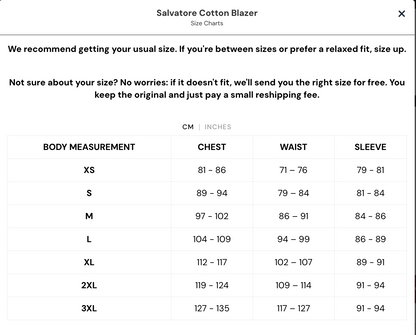 Salvatore Cotton Blazer