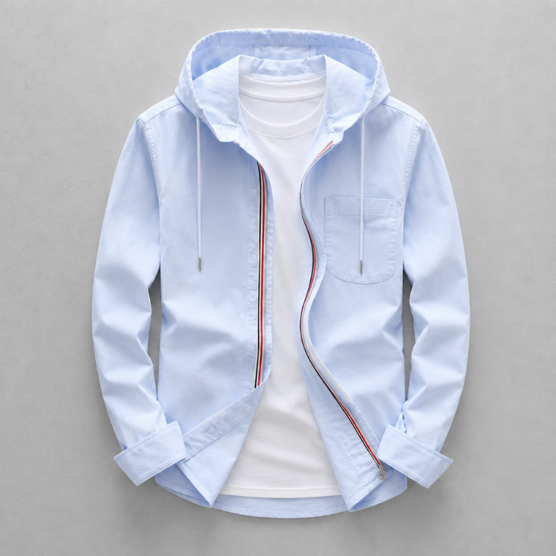 Carter Oxford Hooded Shirt