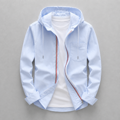 Carter Oxford Hooded Shirt