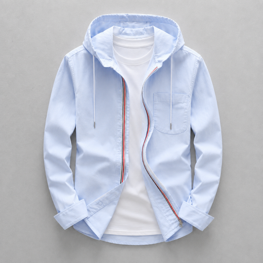 Carter Oxford Hooded Shirt
