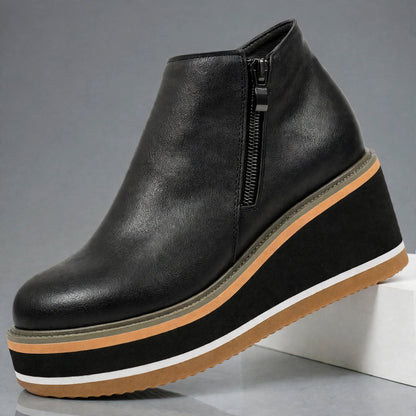 Giselle Stylish Wedge Boots