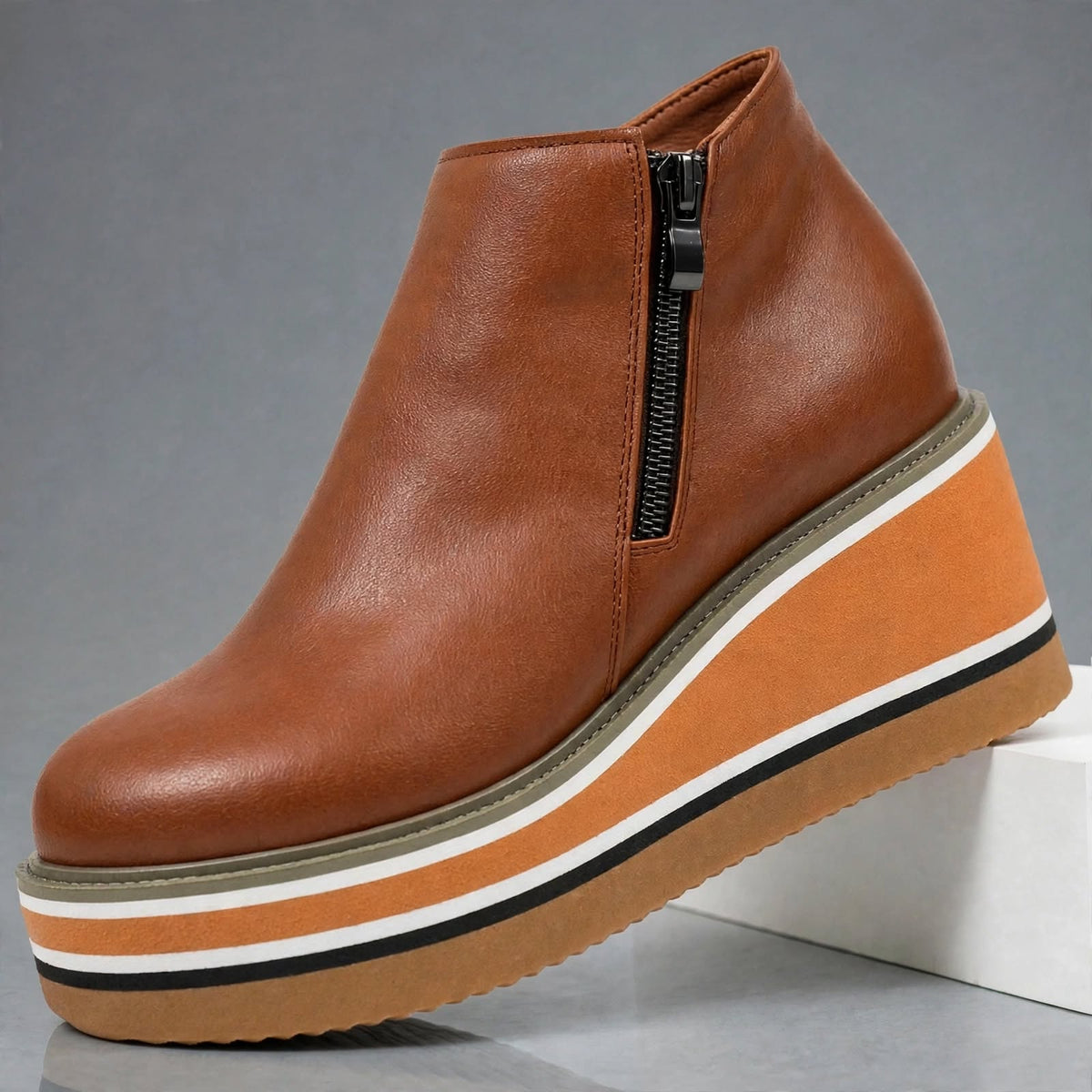 Giselle Stylish Wedge Boots
