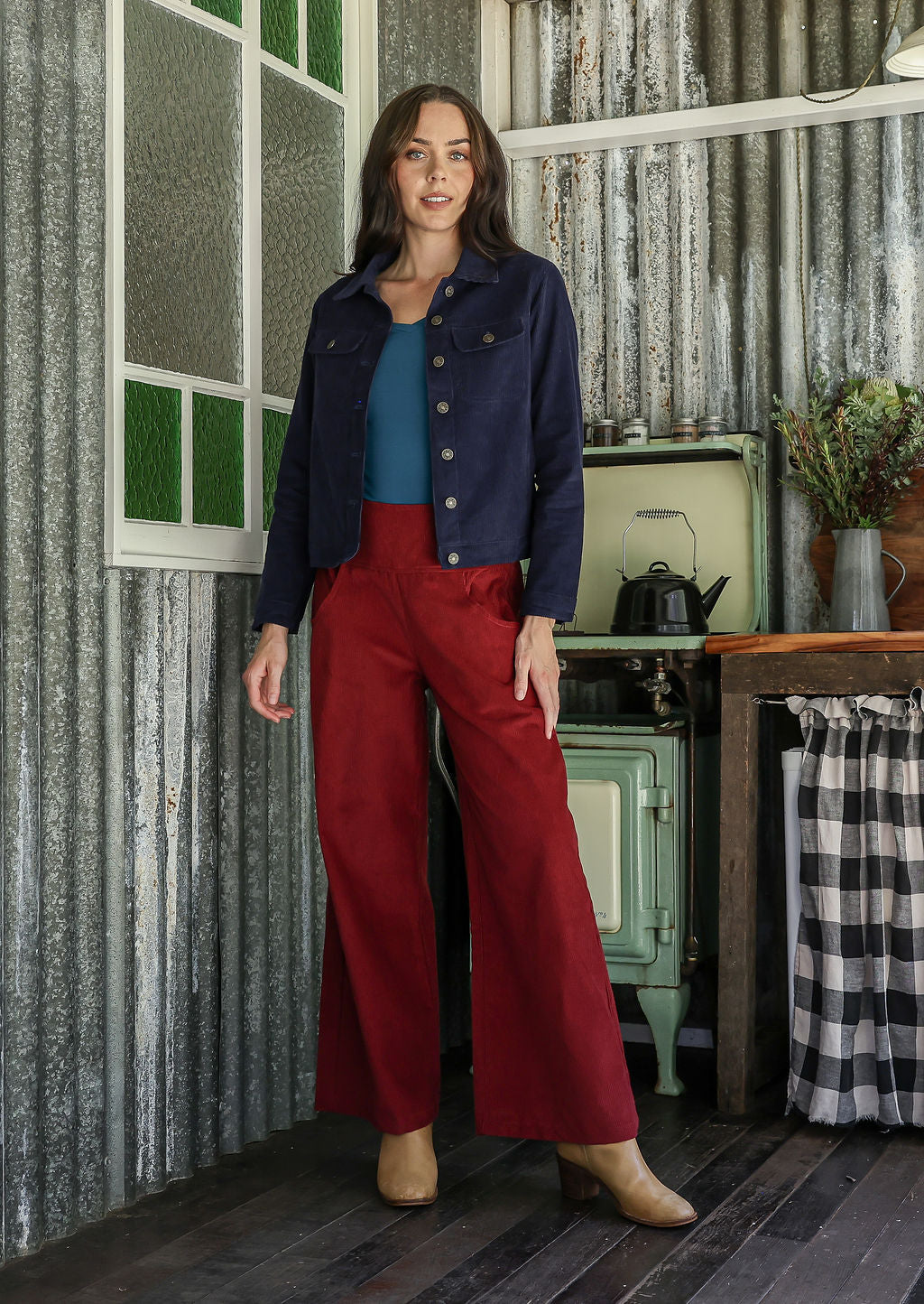 Corduroy Jacket Maritime Blue