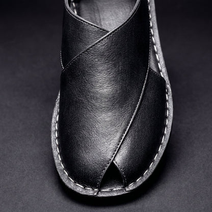 Stefano Leather Mules