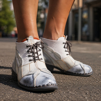 Bosco Leaf-Stitched Boots