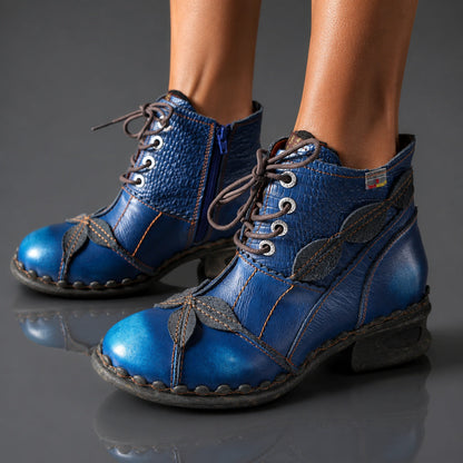 Bosco Leaf-Stitched Boots