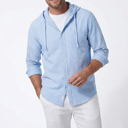 NOVA LINEN HOODIE