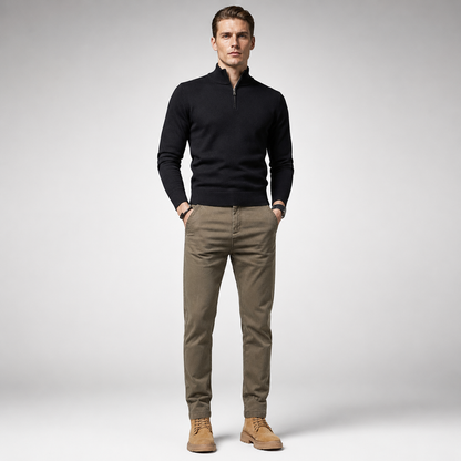 LANRIK Slim-Straight Casual Pants
