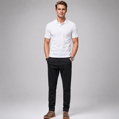 LANRIK Slim-Straight Casual Pants