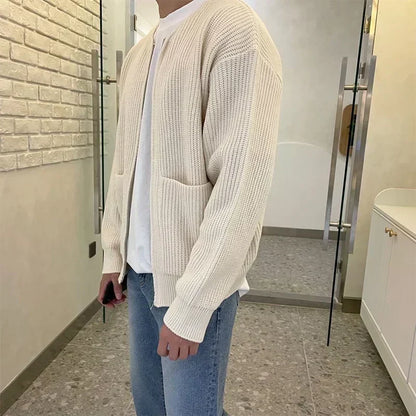CHARLES Knitted Zip-up Cardigan