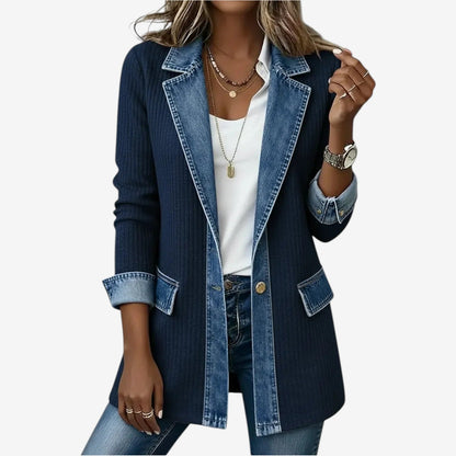 Sylvie | Indigo Summer Knit Jacket