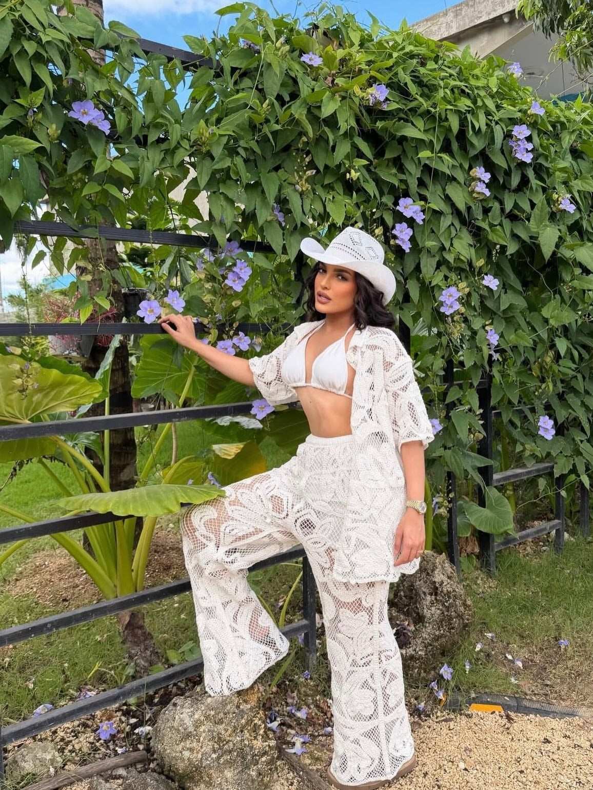 Santorini Crochet Co-ord Set