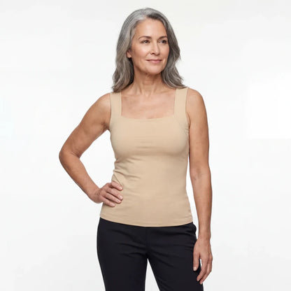 Front Support Built In Bra Tank