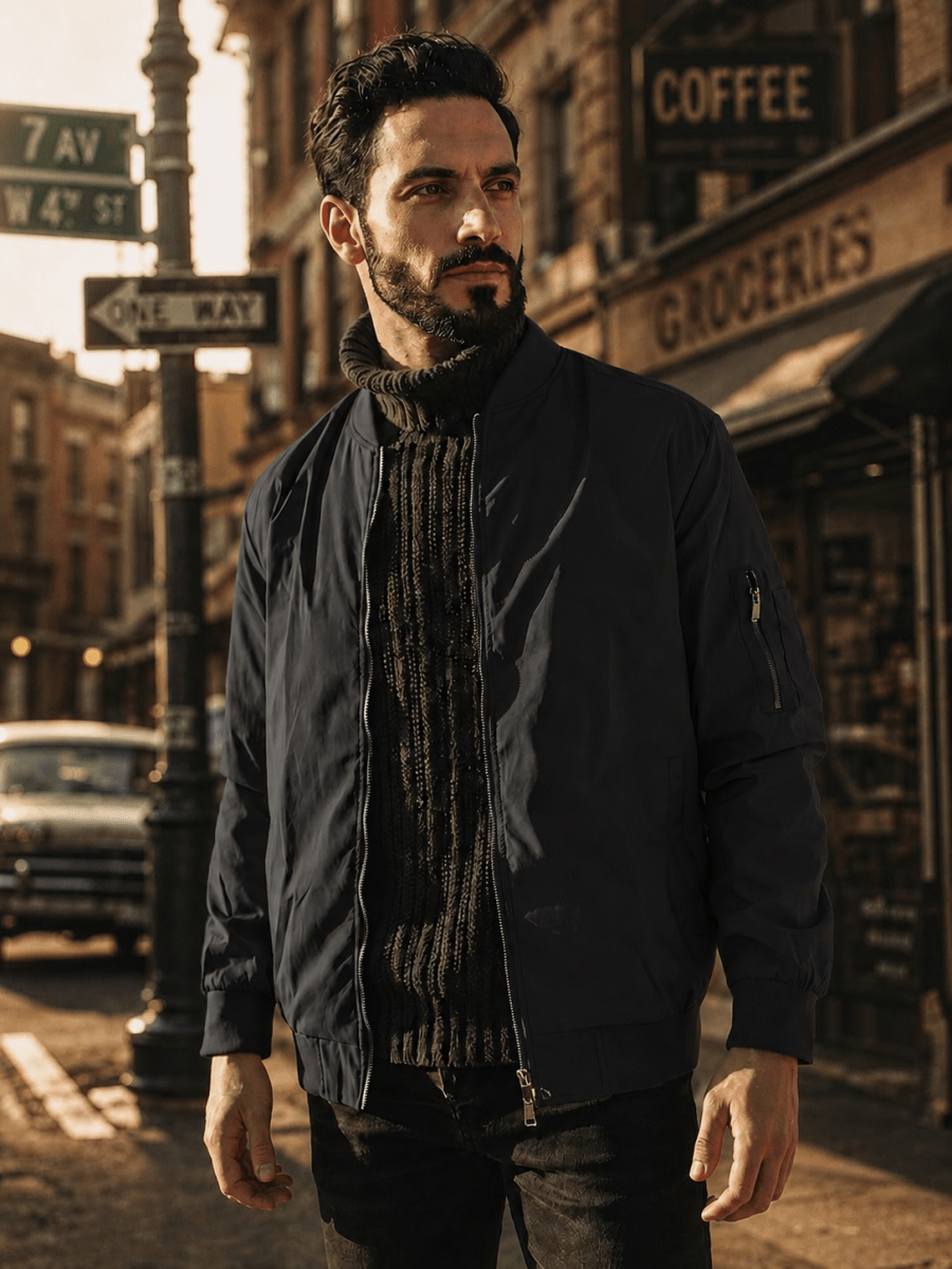 Brayley Lightweight Jacket -  Bomber Windbreaker for Work