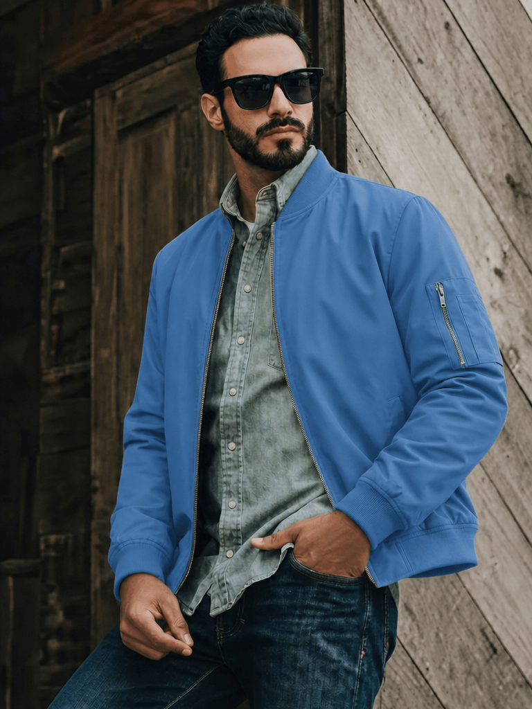 Brayley Lightweight Jacket -  Bomber Windbreaker for Work