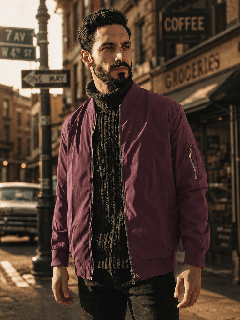 Brayley Lightweight Jacket -  Bomber Windbreaker for Work