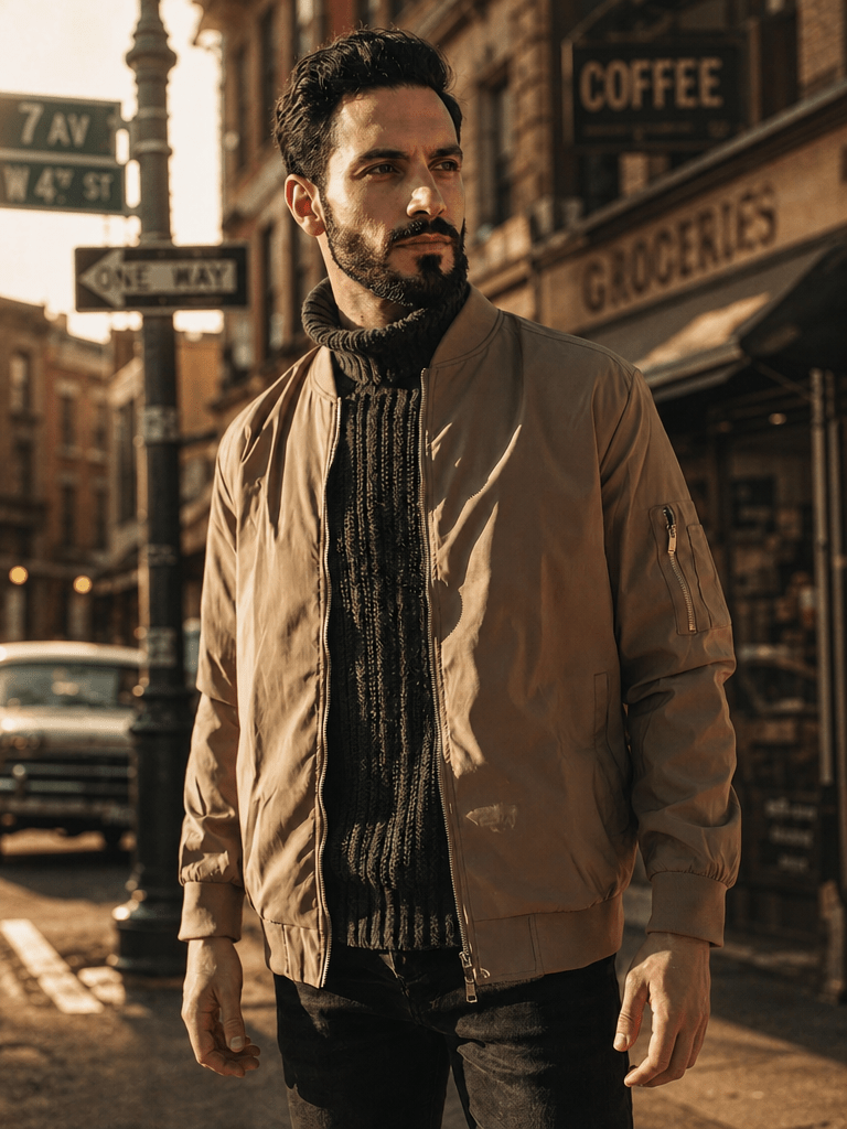 Brayley Lightweight Jacket -  Bomber Windbreaker for Work