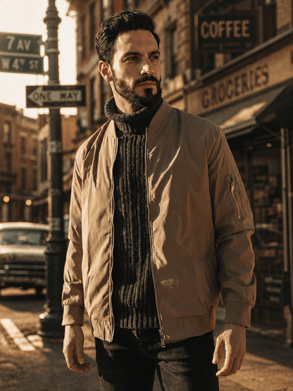 Brayley Lightweight Jacket -  Bomber Windbreaker for Work