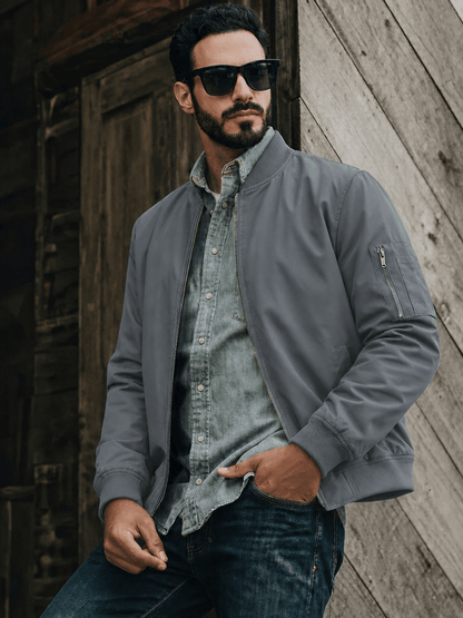 Brayley Lightweight Jacket -  Bomber Windbreaker for Work