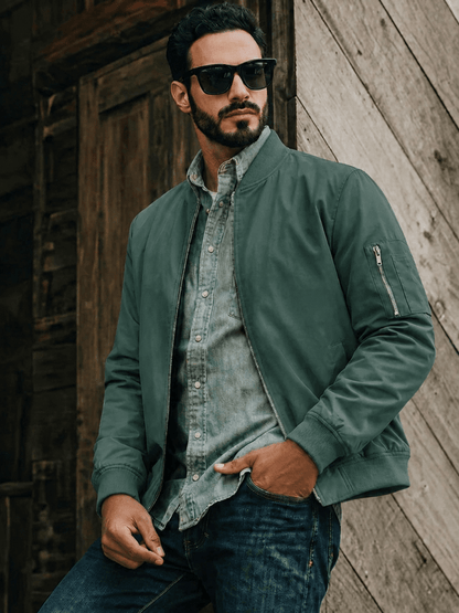 Brayley Lightweight Jacket -  Bomber Windbreaker for Work