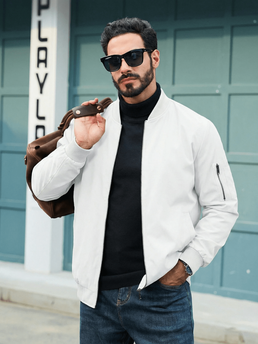 Brayley Lightweight Jacket -  Bomber Windbreaker for Work
