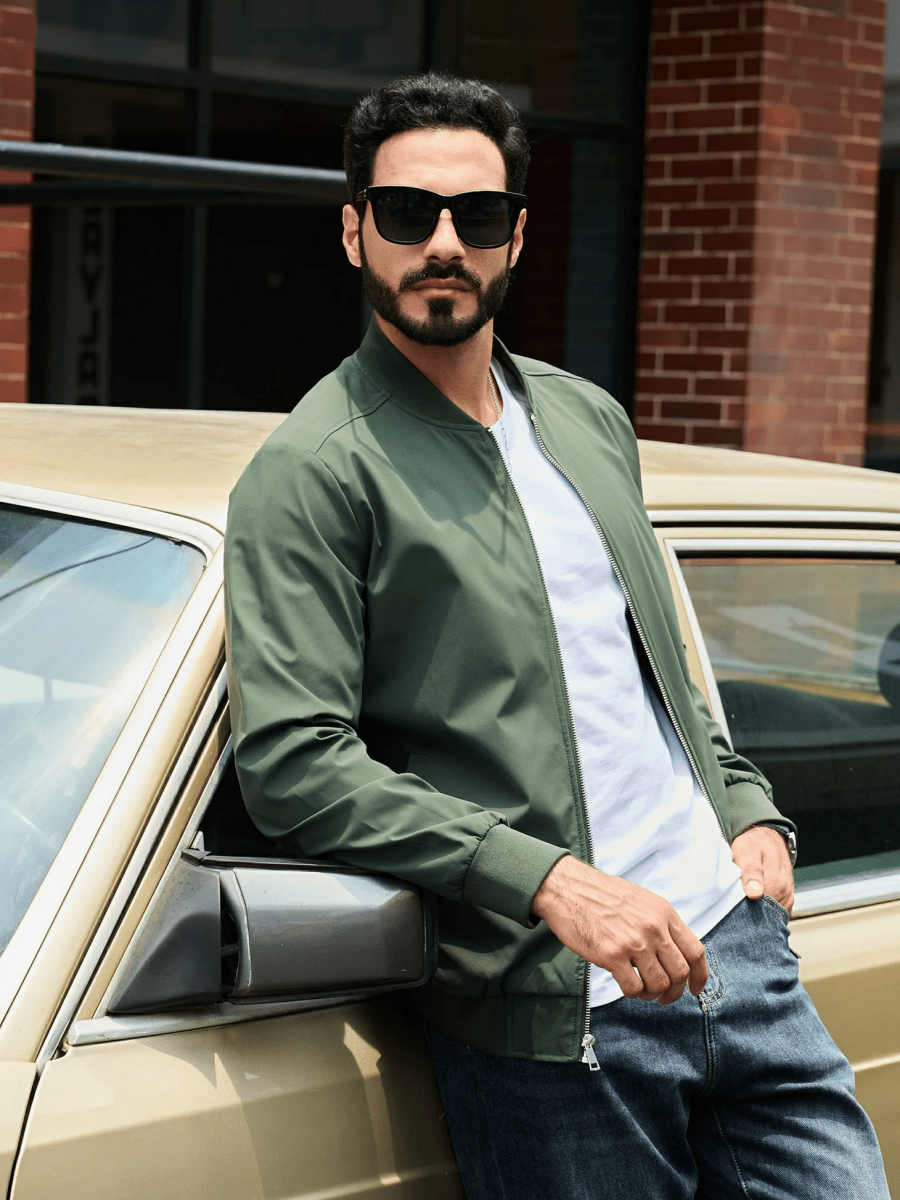 Brayley Lightweight Jacket -  Bomber Windbreaker for Work