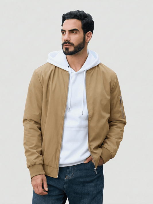 Brayley Lightweight Jacket -  Bomber Windbreaker for Work