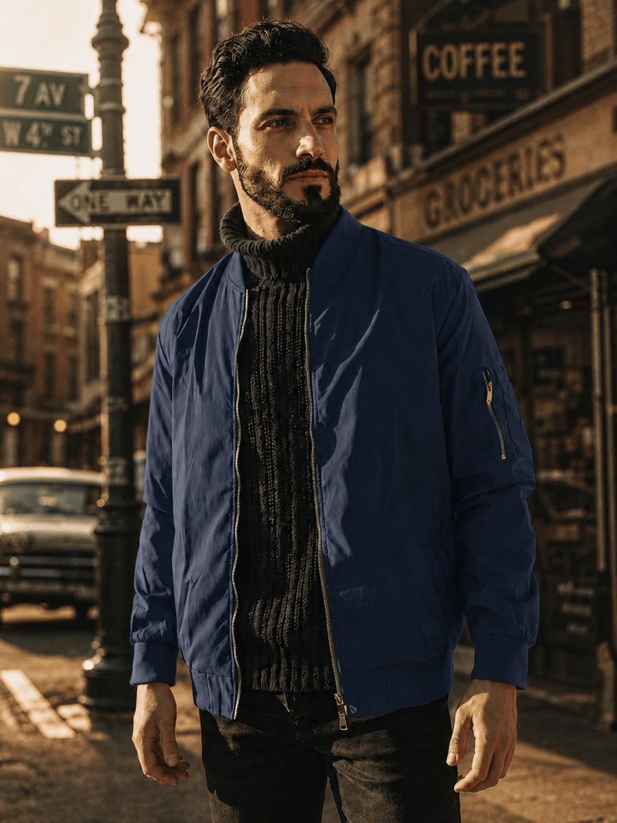 Brayley Lightweight Jacket -  Bomber Windbreaker for Work