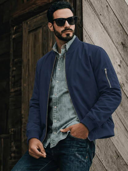 Brayley Lightweight Jacket -  Bomber Windbreaker for Work