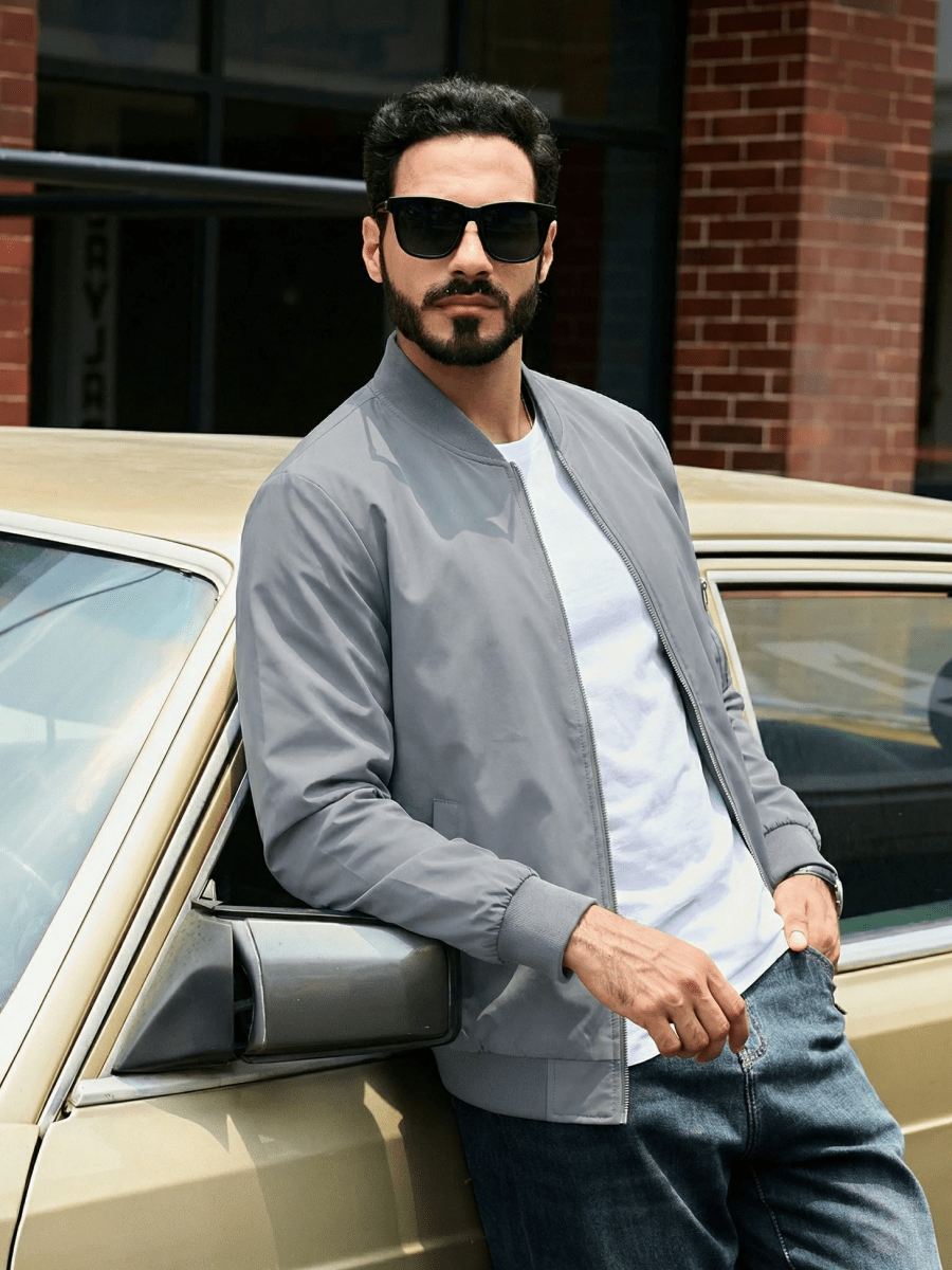 Brayley Lightweight Jacket -  Bomber Windbreaker for Work
