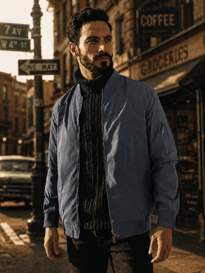 Brayley Lightweight Jacket -  Bomber Windbreaker for Work