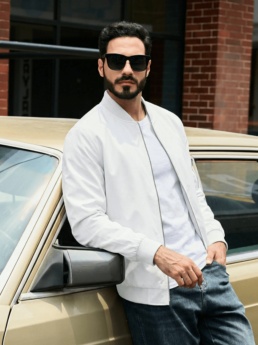 Brayley Lightweight Jacket -  Bomber Windbreaker for Work