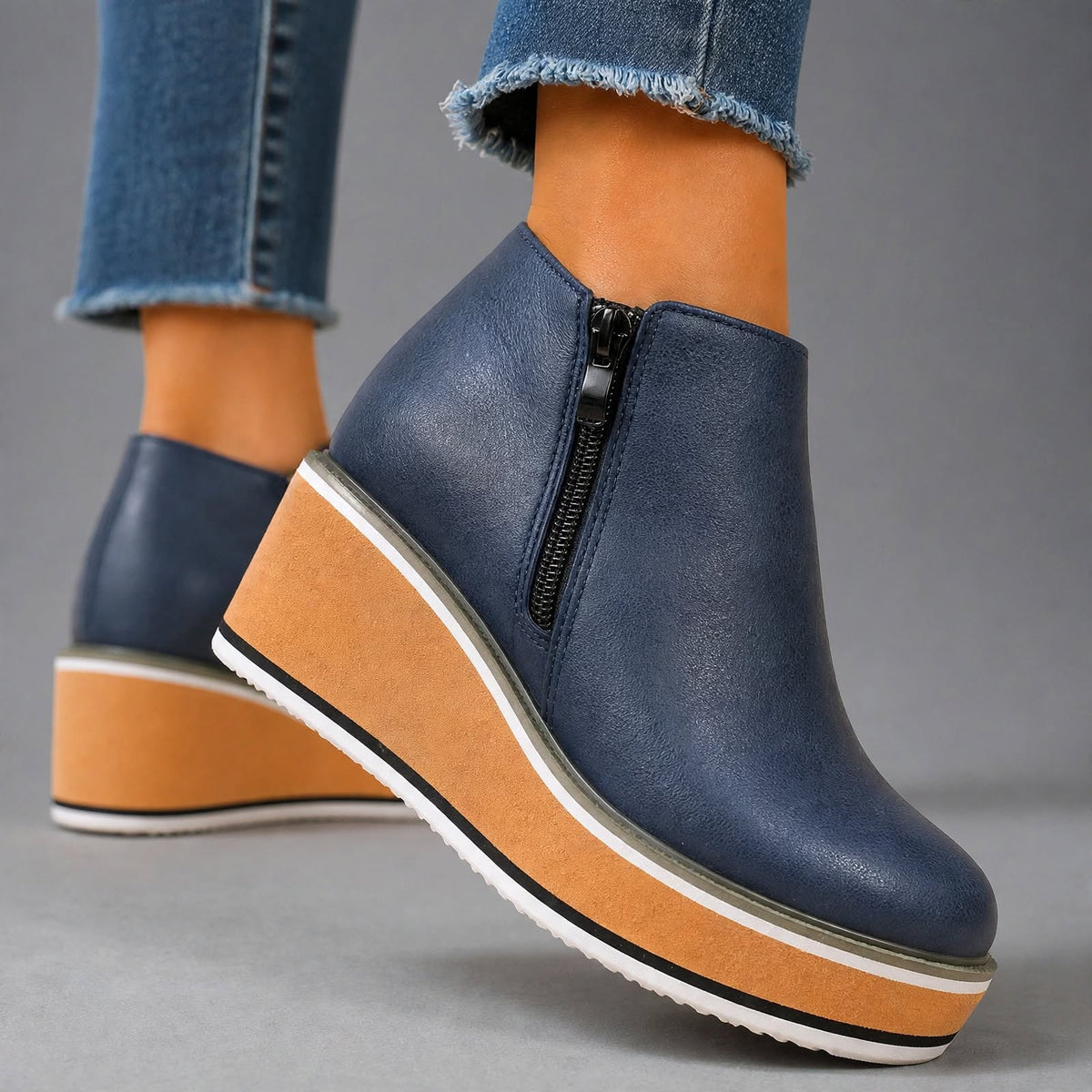 Giselle Stylish Wedge Boots