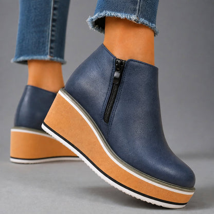 Giselle Stylish Wedge Boots