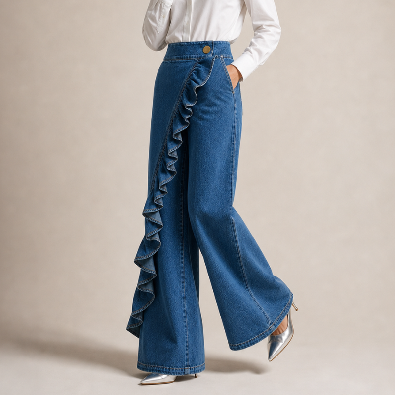 Lexa Denim Skirt Pants