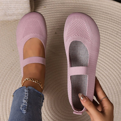 Valerie - Breathable Knit Ballet Flats