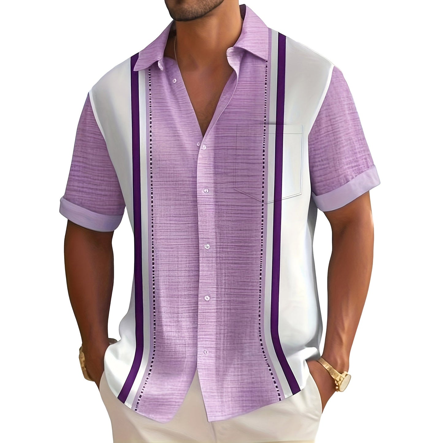 Brayley | Striped Resort Shirt