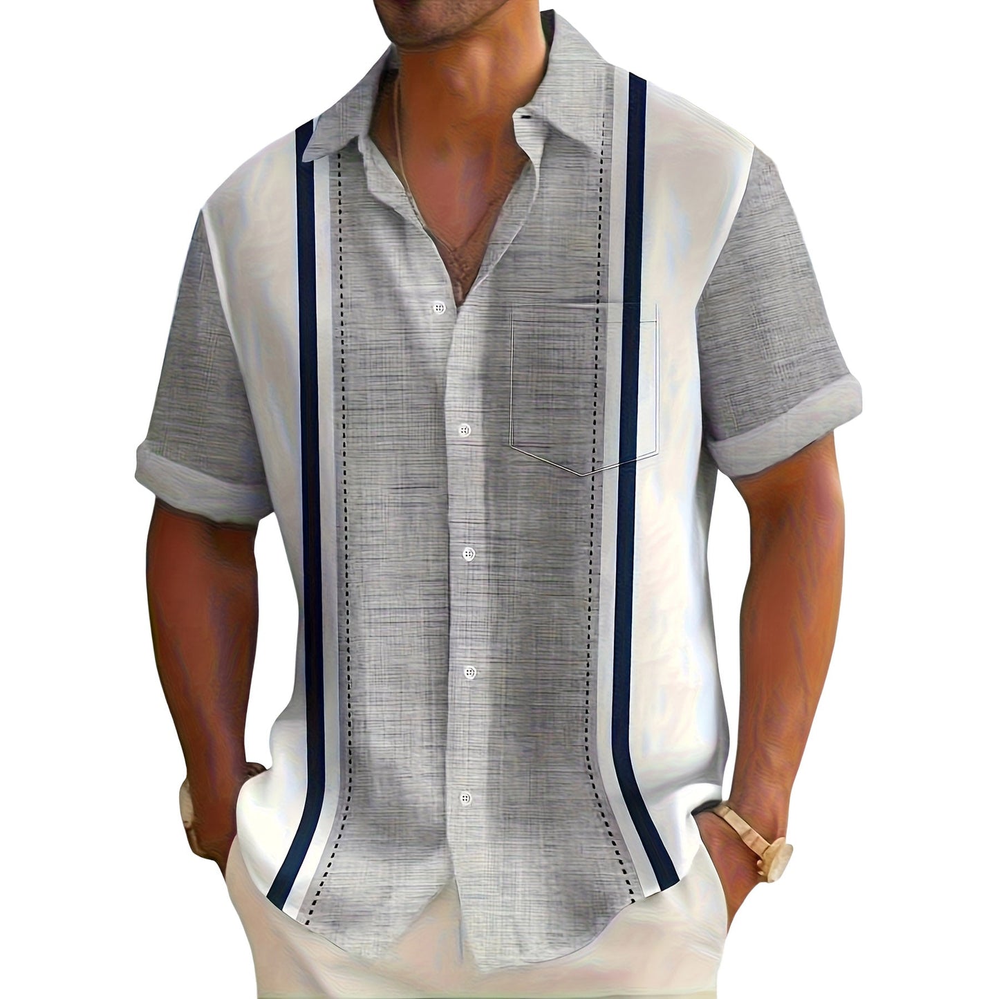 Brayley | Striped Resort Shirt